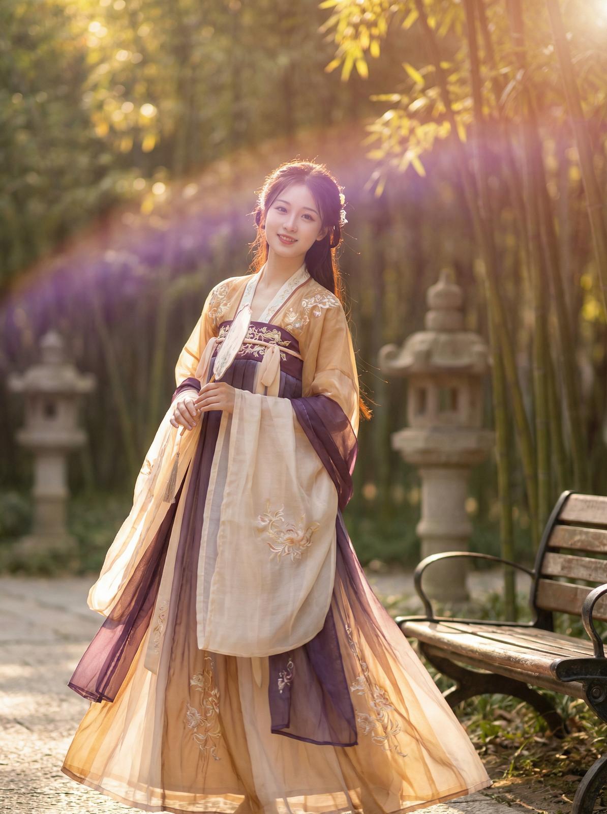 爱嚼冰淇淋古风汉服传媒拍摄